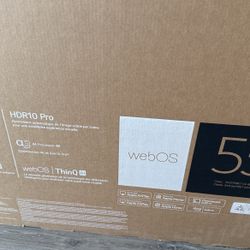 LG 55 Inch Tv NEW