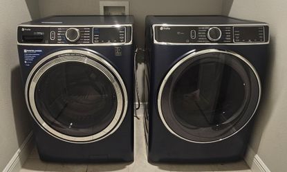 GE Profile Front-Load Washer and Dryer Set