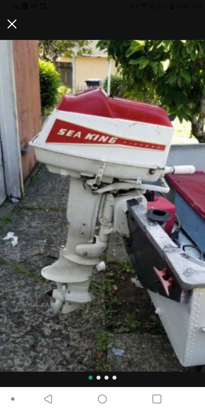 15 Horse Ss Outboard... Seaking Evinrude