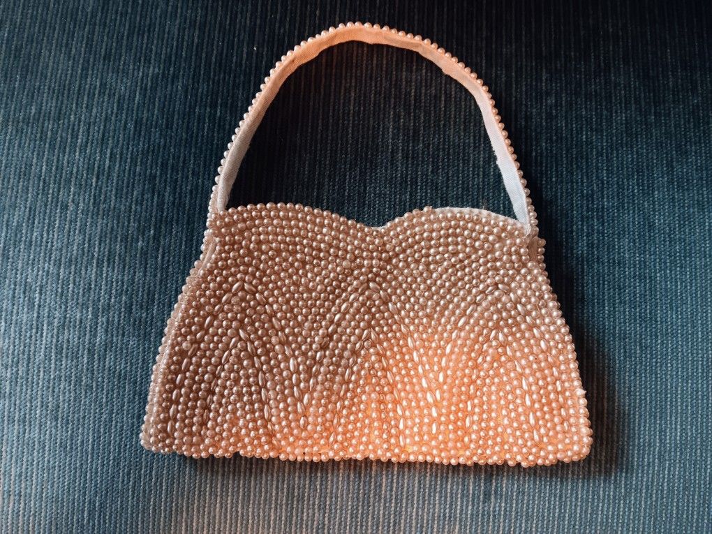 Vintage Seed Pearl Purse