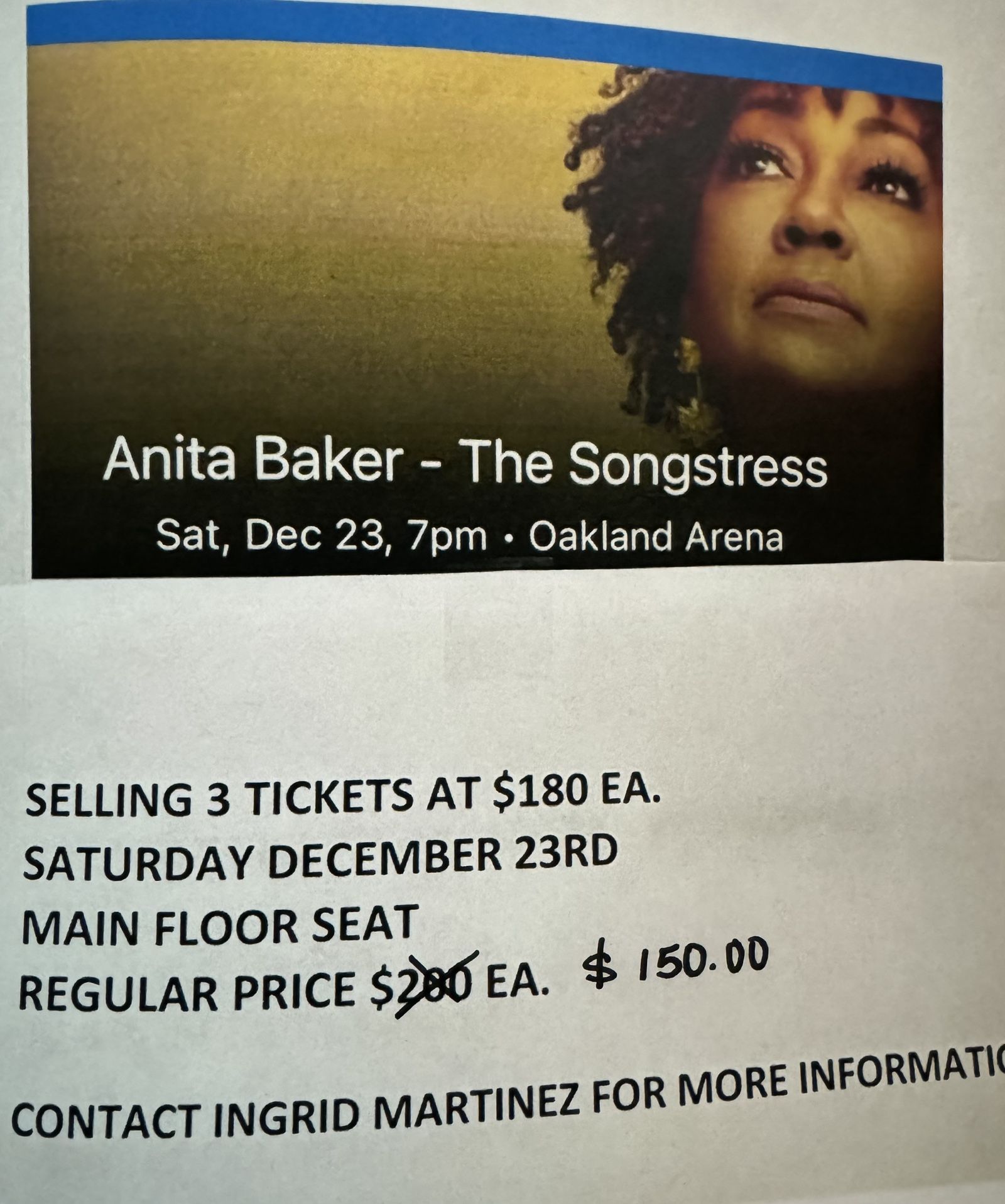 Anita Baker Concert