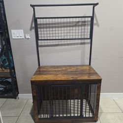 Hall Tree Dog crate (Kennel) Combo Furniture