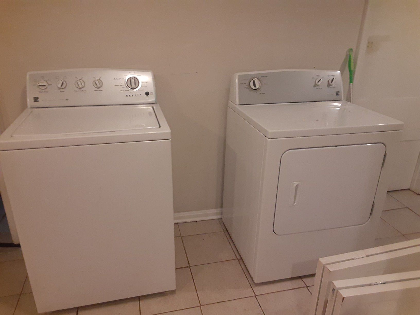 Kenmore Washer$185 and Kenmore Dryer$175