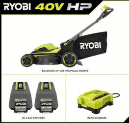 Ryobi 40V HP Brushless 21" Self-Propelled Mower