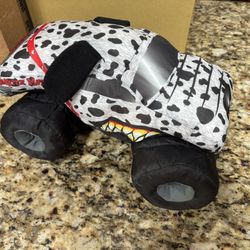 Lot of 3 Monster Jam Trucks Plushie Stuffed - Monster Mutt X2, Max D, (No Tickets)