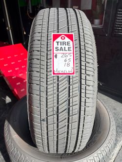 265-65-18 Michelin Primacy Full Take Off Set W/95% Life $350 Free Mounting And Balancing