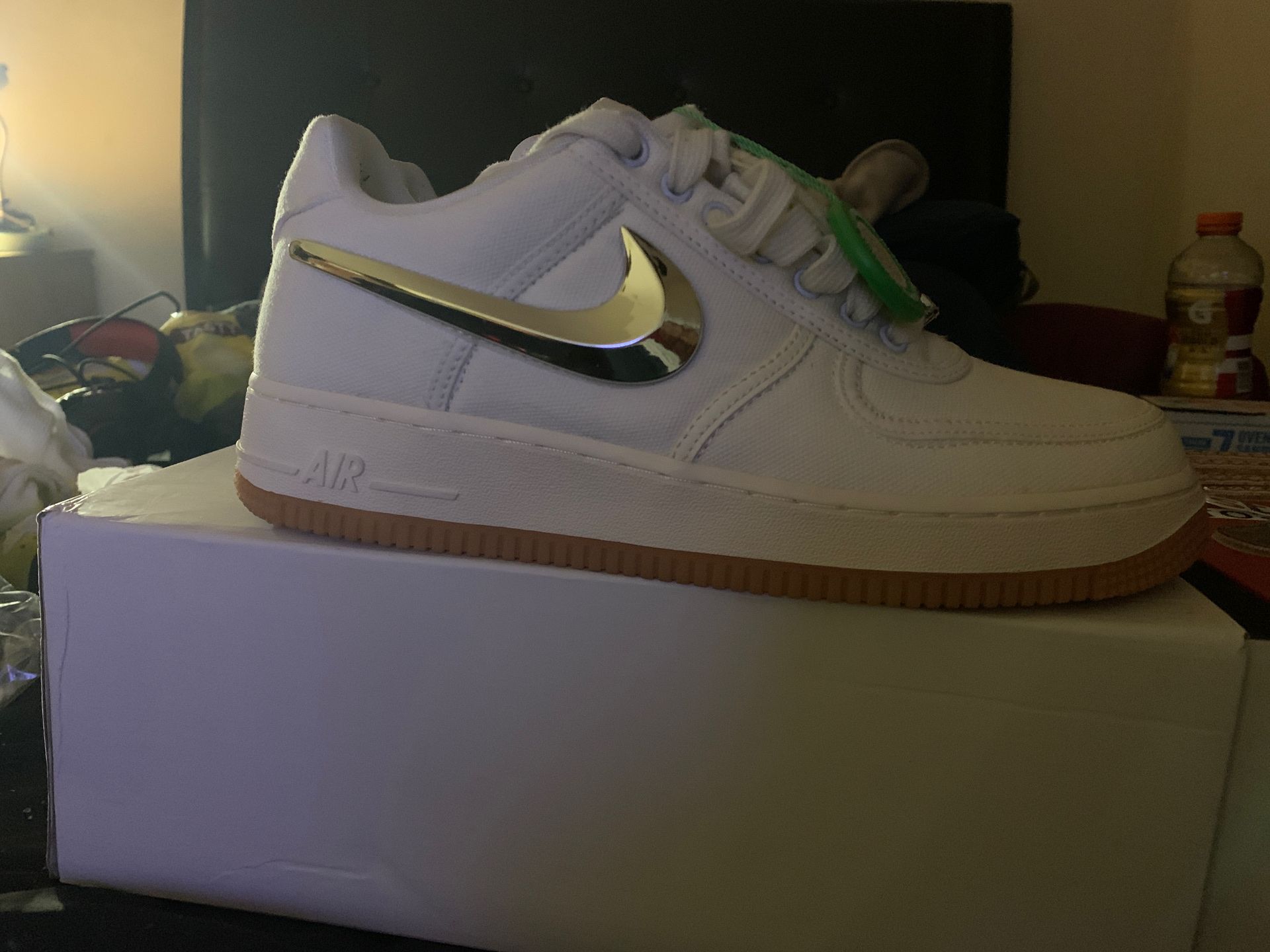 Travis Scott Nike Air Force 1s size 9