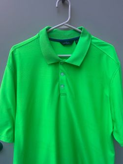 Walter Hagen Neon Green Golf Polo Shirt XXL