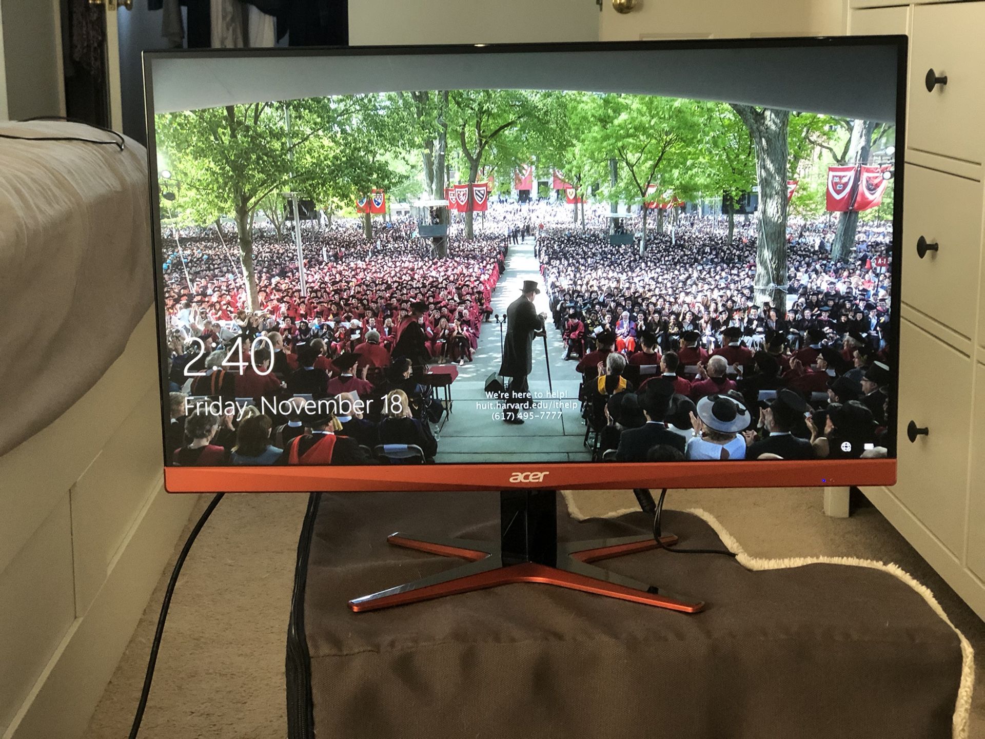 Acer XG270HU omidpx 27” WQHD 2560x1440 2k Resolution 144Hz