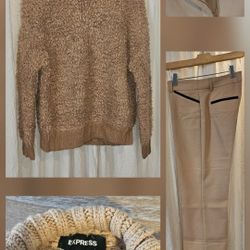 Express Wooly Sweater & Dress Pants