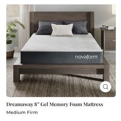 Novaform 8” memory foam  mattress