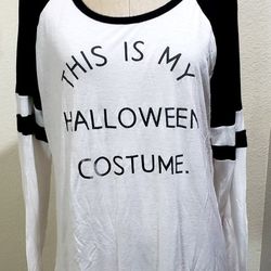 Halloween Loose Fit Blouse size Woman's XL fits like LARGE 