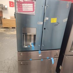 Ge Profile 36 Inch French 4 Door Refrigerator 27.9 Cu Ft Stainless Steel 