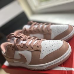 Brand New Nike Women’s Dunk Rose Whisper And White