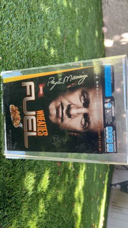 Peyton Manning Signed Wheaties Fuel Cereal Box