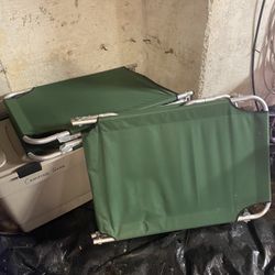 Camping Cot And Air Mattress $35 Each