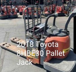 2018 Toyota 8HBE30 Pallet Jack 