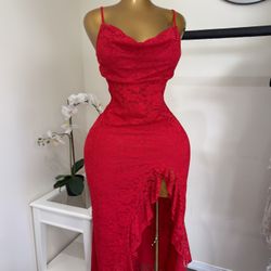 Vestido Lace Rojo