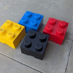 LEGO Storage Bricks 4 Knob Container Organizer Box