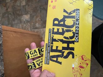Two Aftershock Wristbands