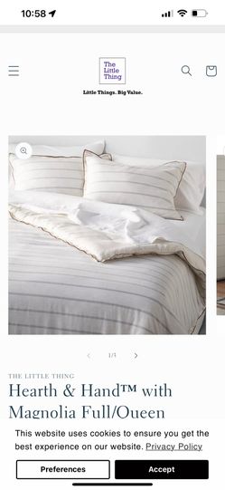 Hearth and best sale hand king comforter