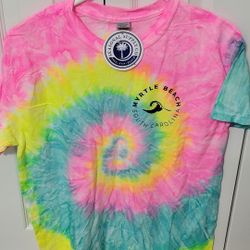 Women's Tie Dye Myrtle Beach Tshirt Size Medium 