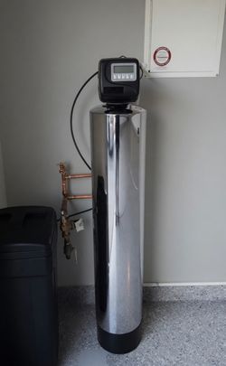 Premium Single Tank Stainless Water Softener Package – Whole House Filtration + Under Sink RO Alkaline