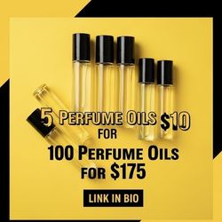 5 Perfume Oils For $10 DM For List