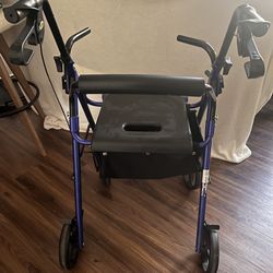 Blue Drive Walker Rollator