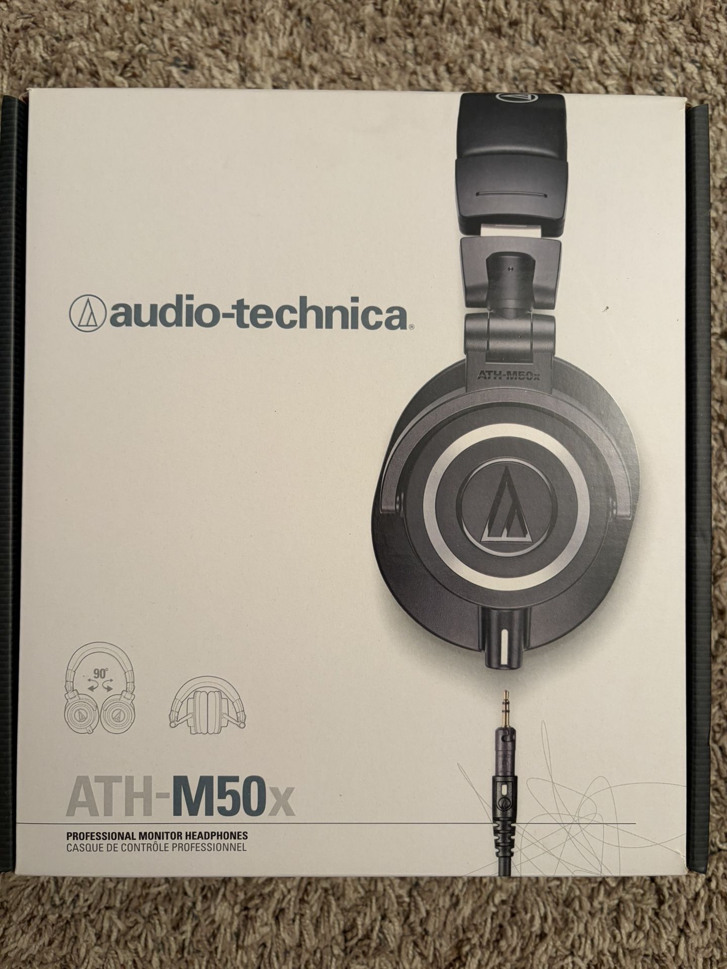 Audio-Technica ATH-M50x Headphones - Brand New