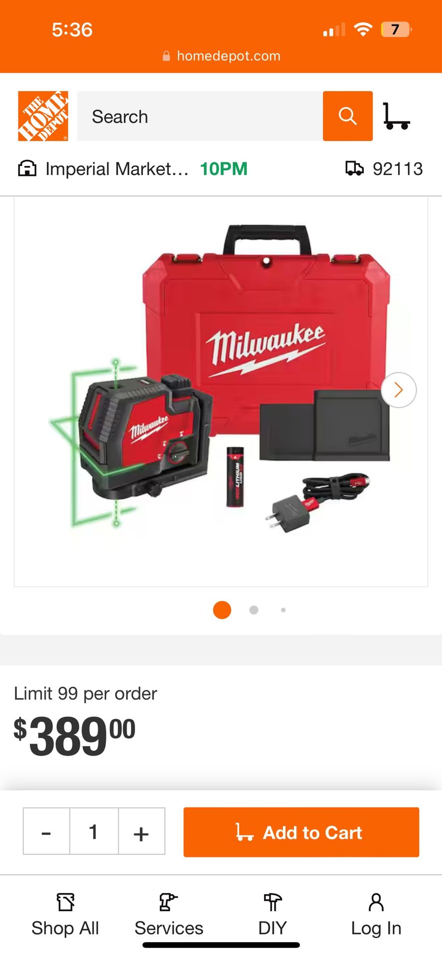 Brand new milwakee laser