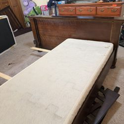 Ashley Wooden Bed Queen Size