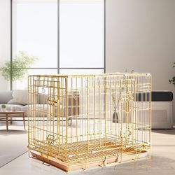 Dog Crate Wire Folding Size 36 Medium With Metal Grid And Tray New In Box 📦 