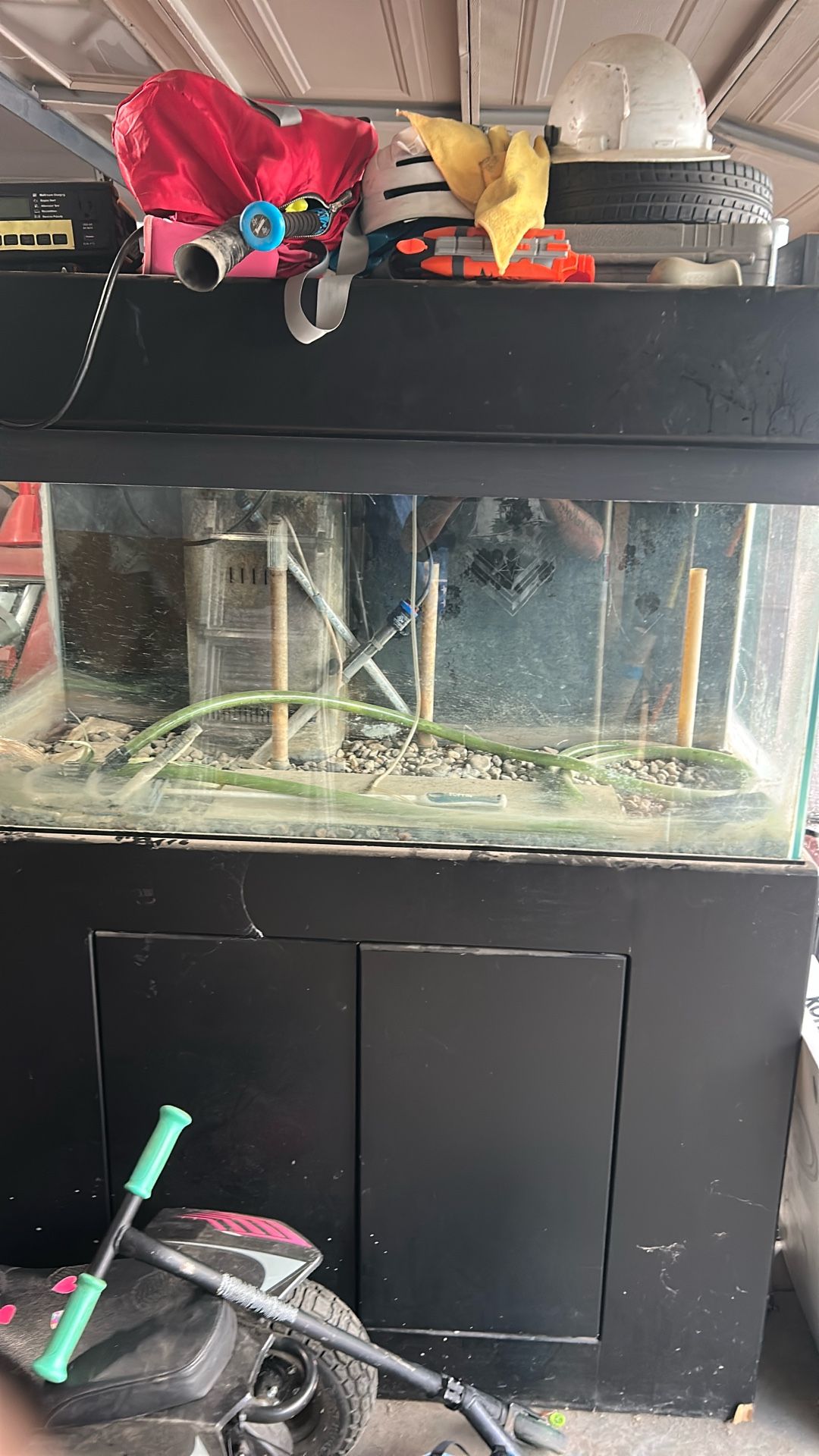 Fish Tank With Canopy  40 Gal 