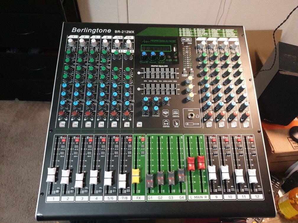 Burlington BR-212MX Audio Mixer
