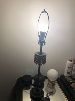 Lamp with shed and bulb