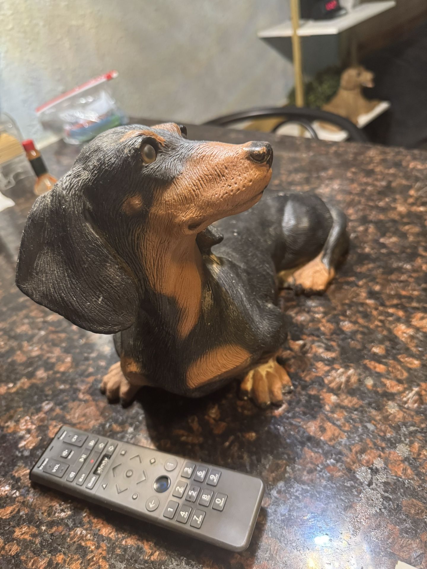 Large Dachshund Dog Figurine 