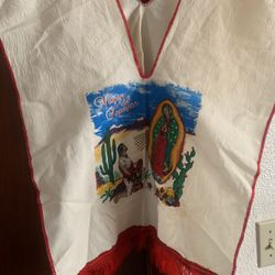 Vendo Sarape Para Niño De 8 A 9 Años De Eda De La Virgen De Guadalupe