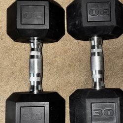 30 Pound Dumbbells Set