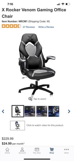 Gamer Desk And Chair From Xrocker Thumbnail