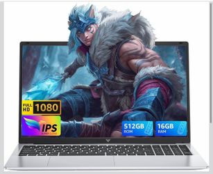Laptop Windows 11 Full HD 16GB RAM 512GB SSD Fast Quad Core