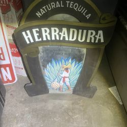Herradura Tequila Sign Advertisement 
