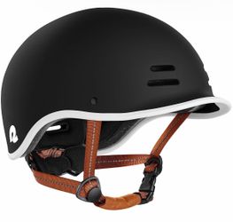 New helmet flat black size 7