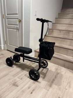 Knee walker scooter brand new with basket