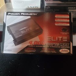 Power Acoustik 4,000 Monoblock Bass Amplifier 
