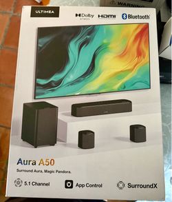 ULTIMEA Aura A50 5.1 Dolby Atmos Sound Bar - New Sealed
