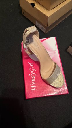 Gold Sparkle Heels