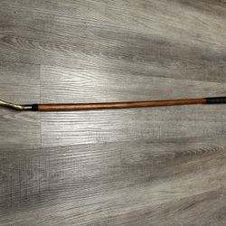 Vintage Wooden Shaft, Brass Golf Putter
