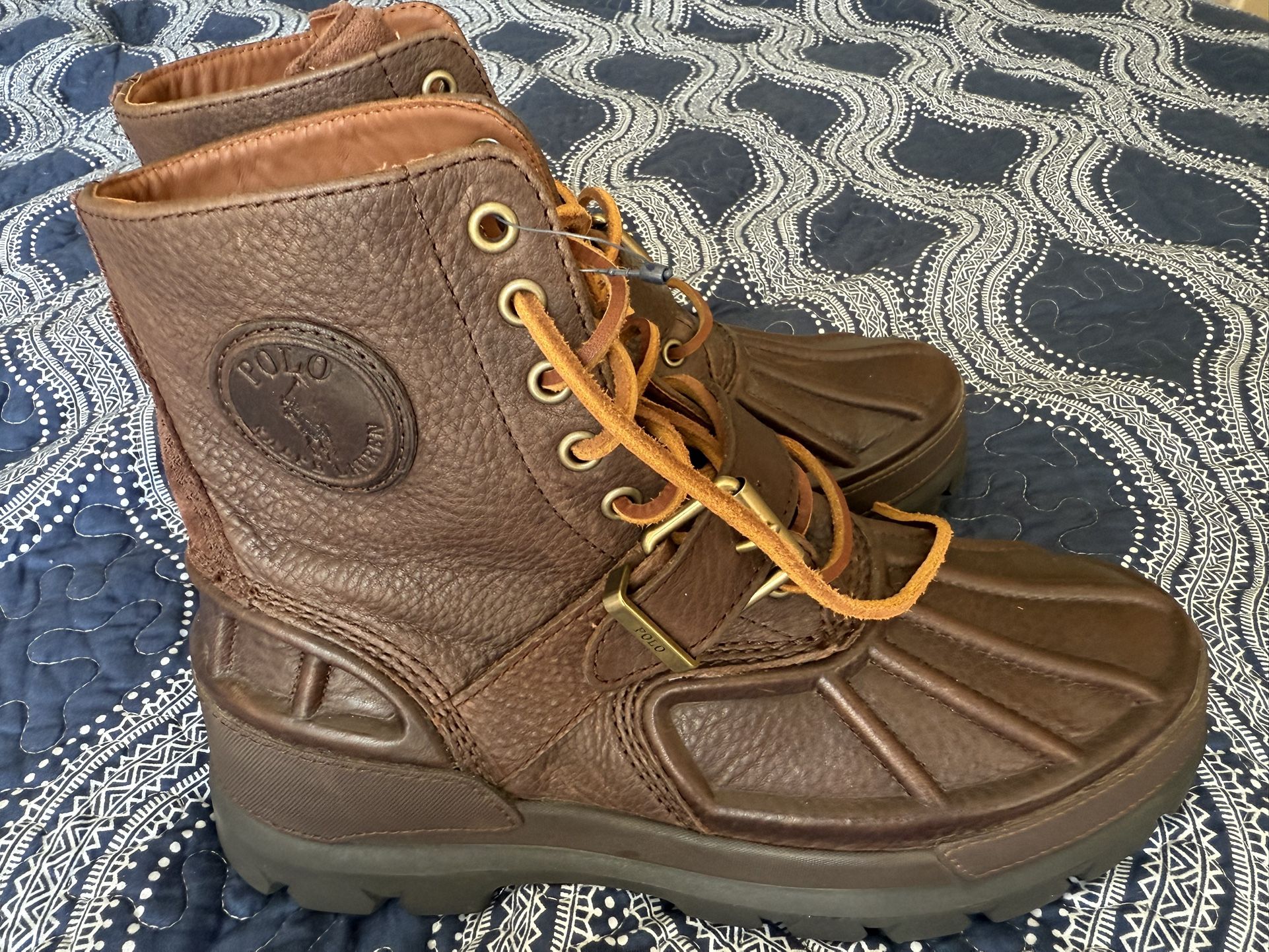 Polo Ralph Lauren Oslo Low Waterproof Leat Polo Size US 9.5 EU 43