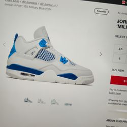 Jordan 4 Blue